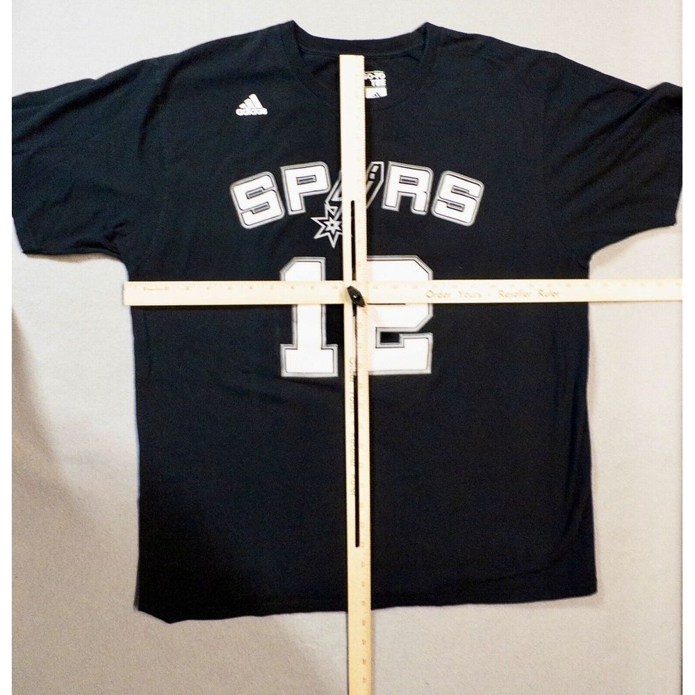 Adidas Go To T-shirt San Antonio‎ Spurs Aldridge #12 Mens XL - Picture 4 of 7